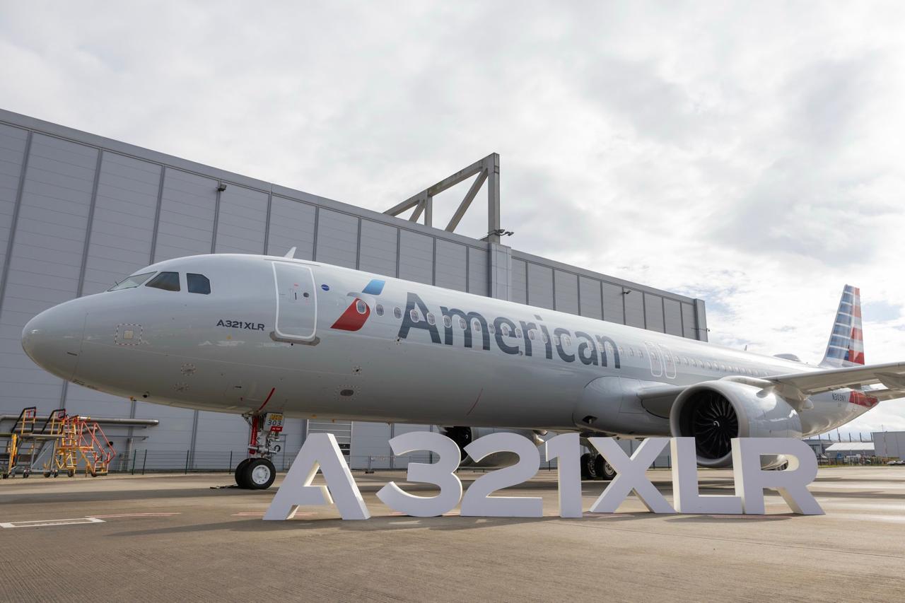 American Airlines полчила свой первый Airbus A321XLR